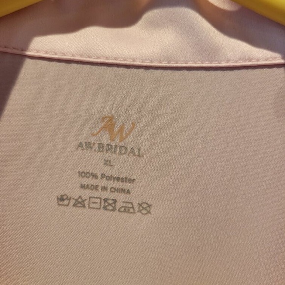 2 Piece Pink Satin PJ Set - Picture 5 of 6